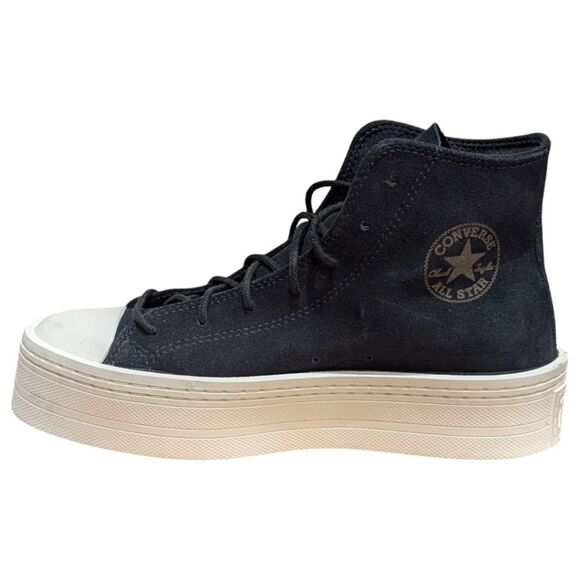 Converse Chuck Taylor Modern Lift Platform Shoe Women's US 9 Suede Black A05285C - Picture 1 of 10